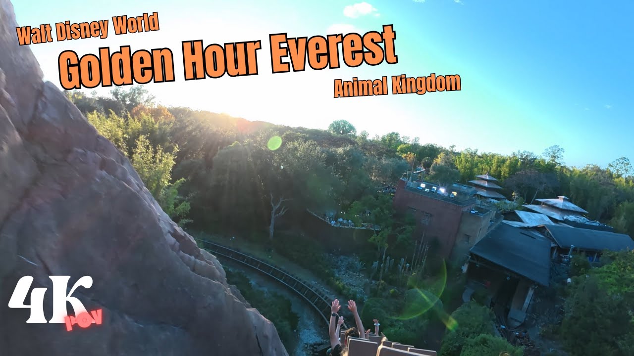 Expedition Everest On-Ride POV | Golden Hour at Disney’s Animal Kingdom
