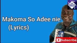 Ghana Gospel Music by Rev Edward Kwasi Boateng: Makoma So Adee Nie Lyrics video