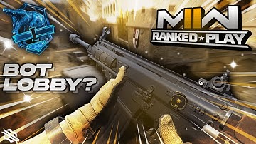 I GOT IN A DIAMOND BOT LOBBY IN MW2 RANKED PLAY