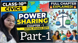 Class-10th Civics Ch-1 Power Sharing || Social Studies || By Reenu Ma'am