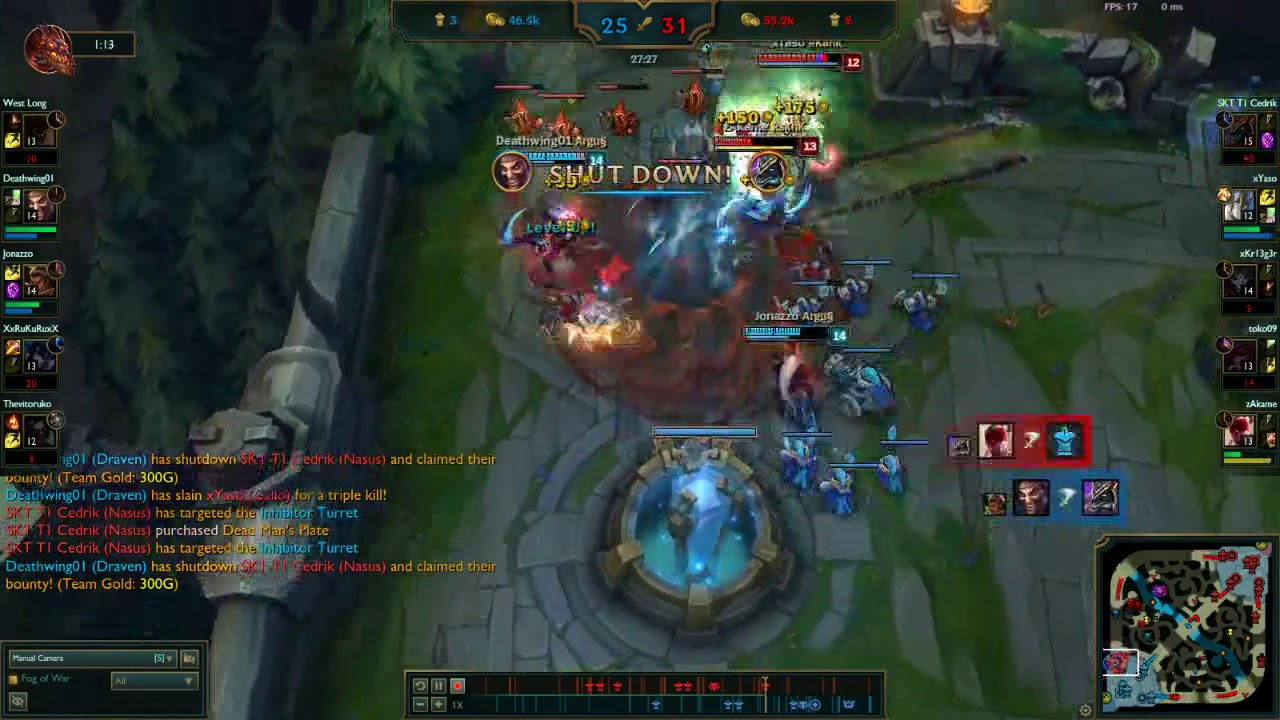 3 vs 2 angry draven on fire