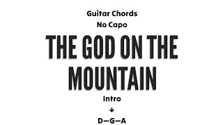 God On The Mountain | Guitar Chords and Lyrics | Cover