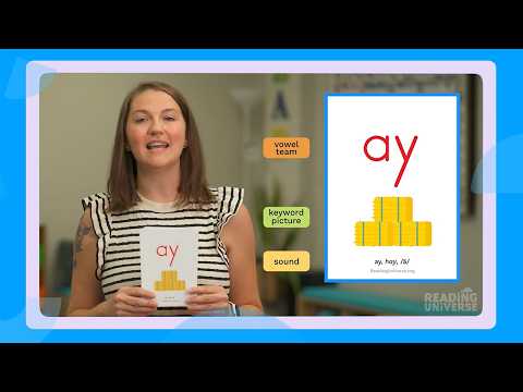 Flash Card Demo: Vowel Teams 'ai', 'ay', 'oi', and 'oy'