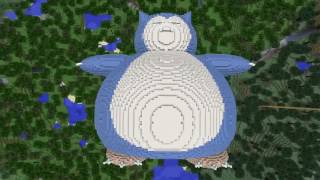 Minecraft vs Pokemon go   GIGA SNORLAX!!   PvZ   Pokego Land