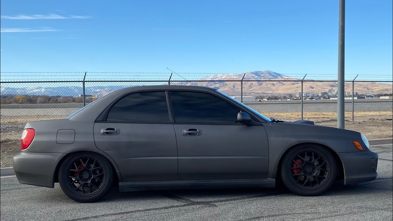 Bc Racing coilover install on 03 wrx - YouTube