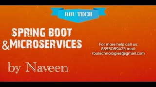 2022 06 | Session13| SPRING BOOT   MICRO SERVICES| by Naveen