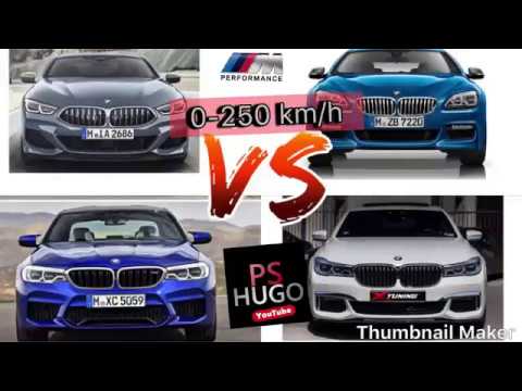 BATTLE M850i vs M550i g30, 650i, 750i 0-250 - YouTube