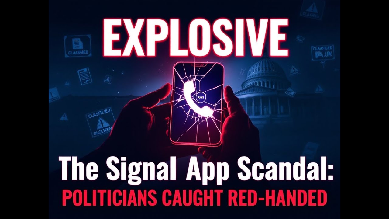 🚨 EXPLOSIVE The Signal App Scandal That's Rocking Washington
