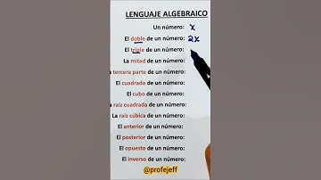 Algebraic Language Part 1 #mathematicseducation #algebra #profejeff