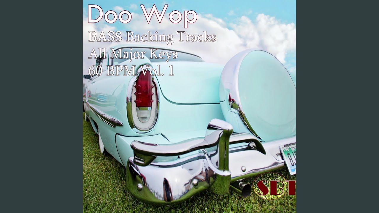 Doo Wop Bass Backing Track in G Major 60 BPM, Vol. 1