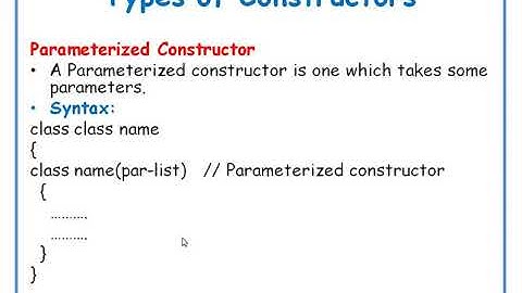 Types of Constructors in java in Telugu || JAVA in Telugu Lecture-13