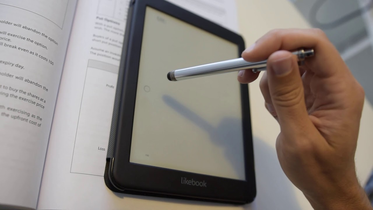 Ebook vs paper textbook on Likebook Mars (part 2 PDF) YouTube