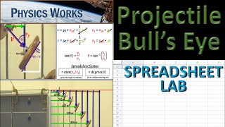 Projectile Spreadsheet (Kinematics: Part 7 of 7) Physics and AP Physics 1