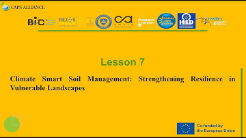 MODULE 3 - LESSON 7 (KE -CSA) 🪴Climate-Smart Soil Management