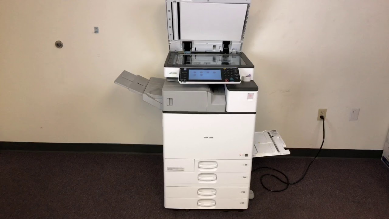 Ricoh mp c2503 - YouTube
