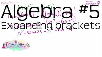 Expanding brackets - algebra #5