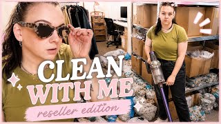 Cleaning My Embarrassingly Messy Reseller Office | Small Business Reset