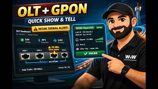 Quick Show & Tell: OLT Interface + GPON Client Walkthrough