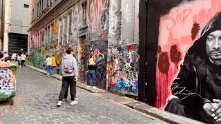 Hosier Lane • Street Art • The Famous Laneway in Melbourne, Australia Thumb
