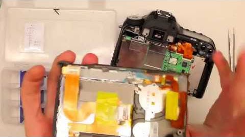 Canon 50D Disassembly - Shutter Button Replacement