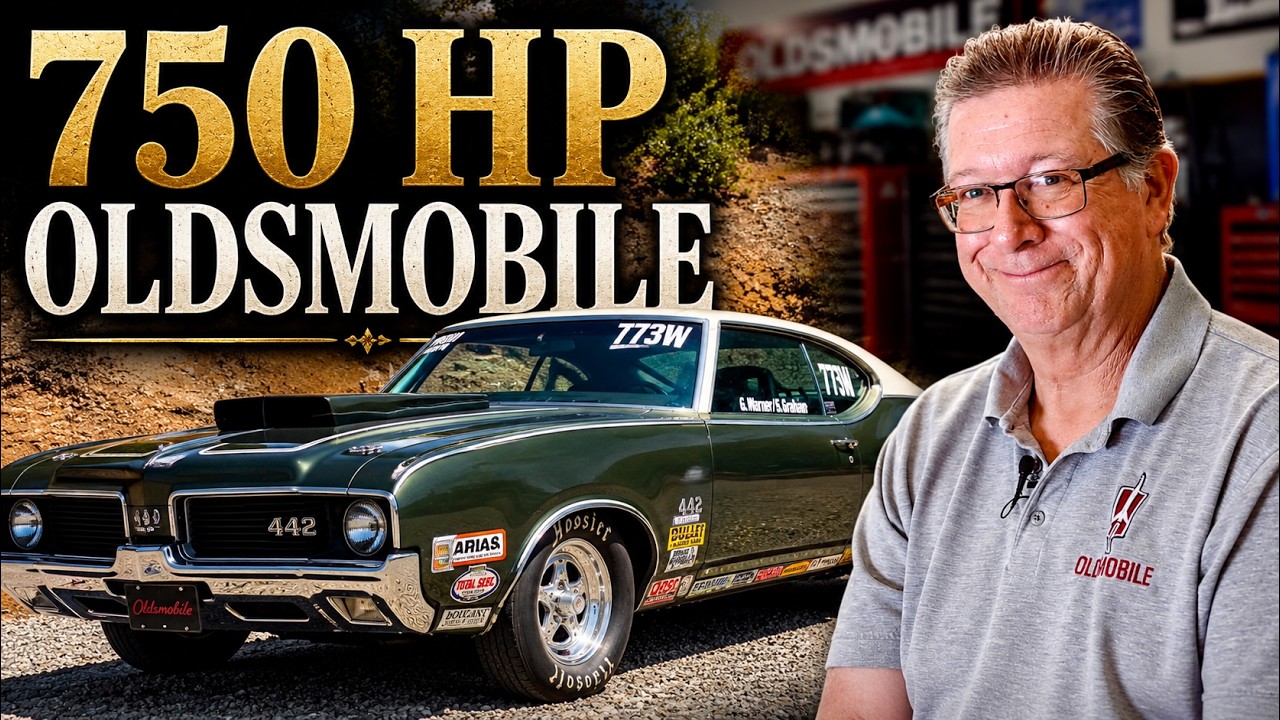 He Drag Races a 750 HP Oldsmobile