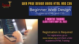 HTML & CSS For Teenagers Summer Course