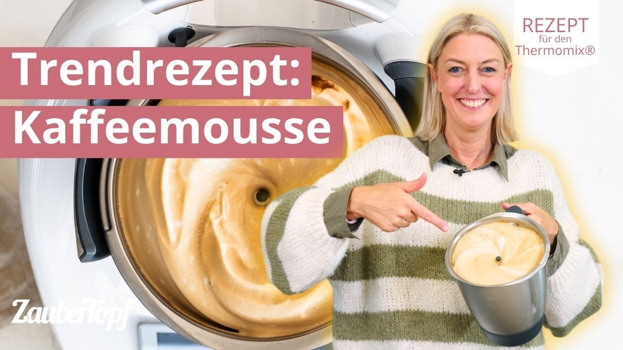 Trendrezept Kaffeemousse – blitzschnell aus nur 2 Zutaten 🤩⚡️ | Thermomix® Rezept