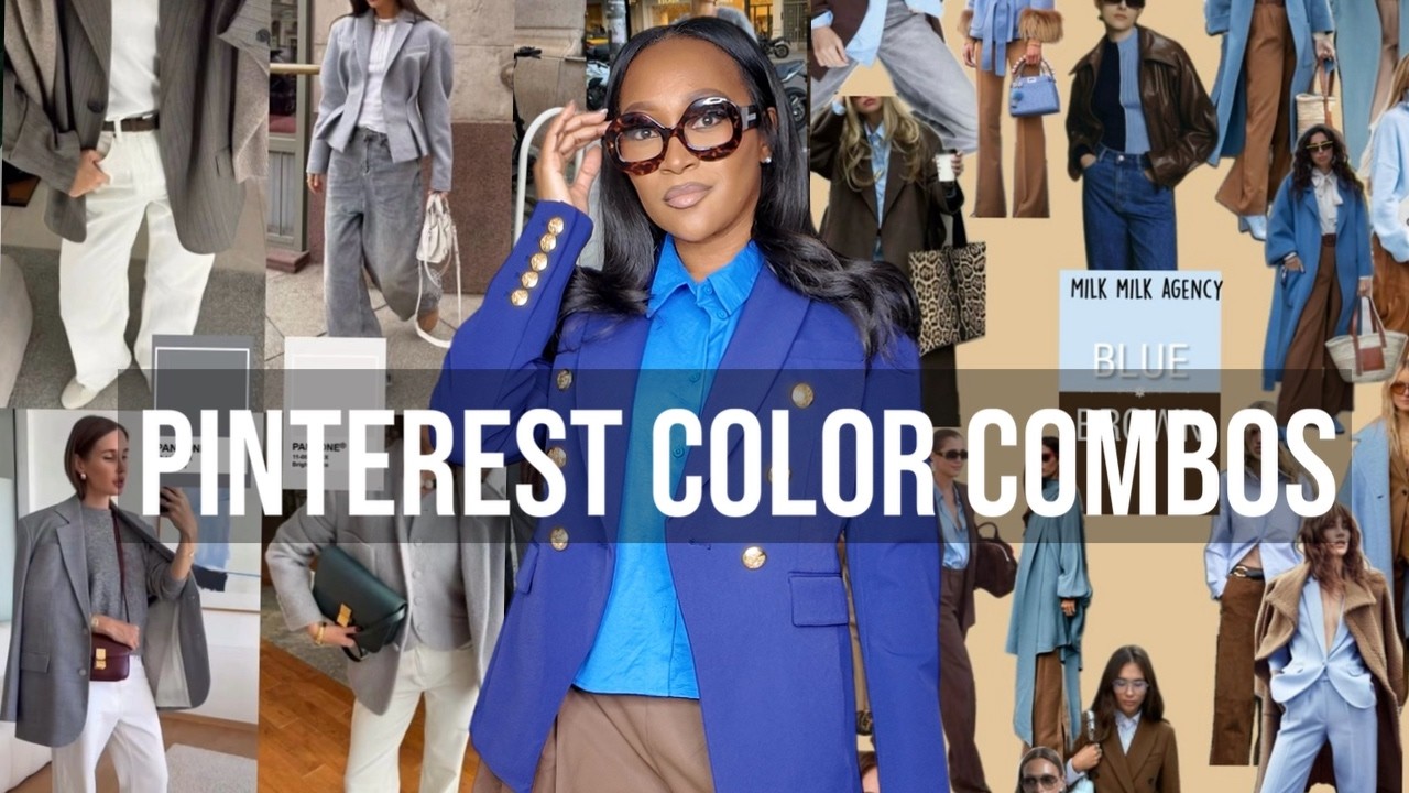 Стильные цветовые сочетания из Pinterest | Идеи образов и советы по стилю