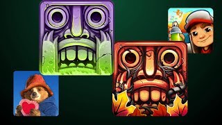 Temple Run 2 Vs Subway Surfers Venice Beach Vs Paddington Run Vs Temple Run 2 screenshot 2