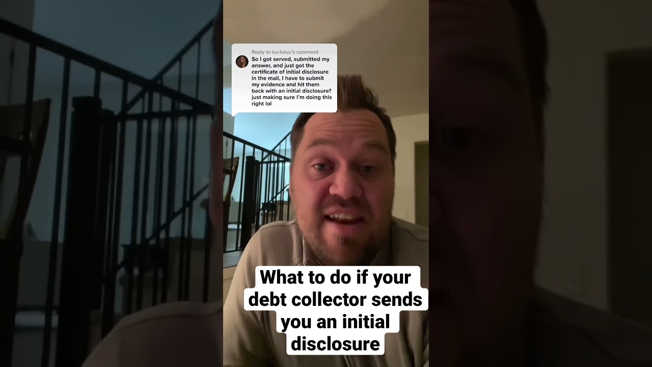 Learn what happens next after a debt collector sends you an initial disclosure