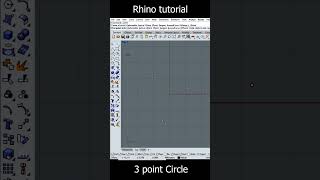 3 point circle#rhino #tutorial #3d #3dmodel #tools