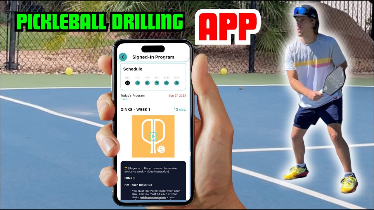 THE PICKLEBALL DRILLS APP!!
