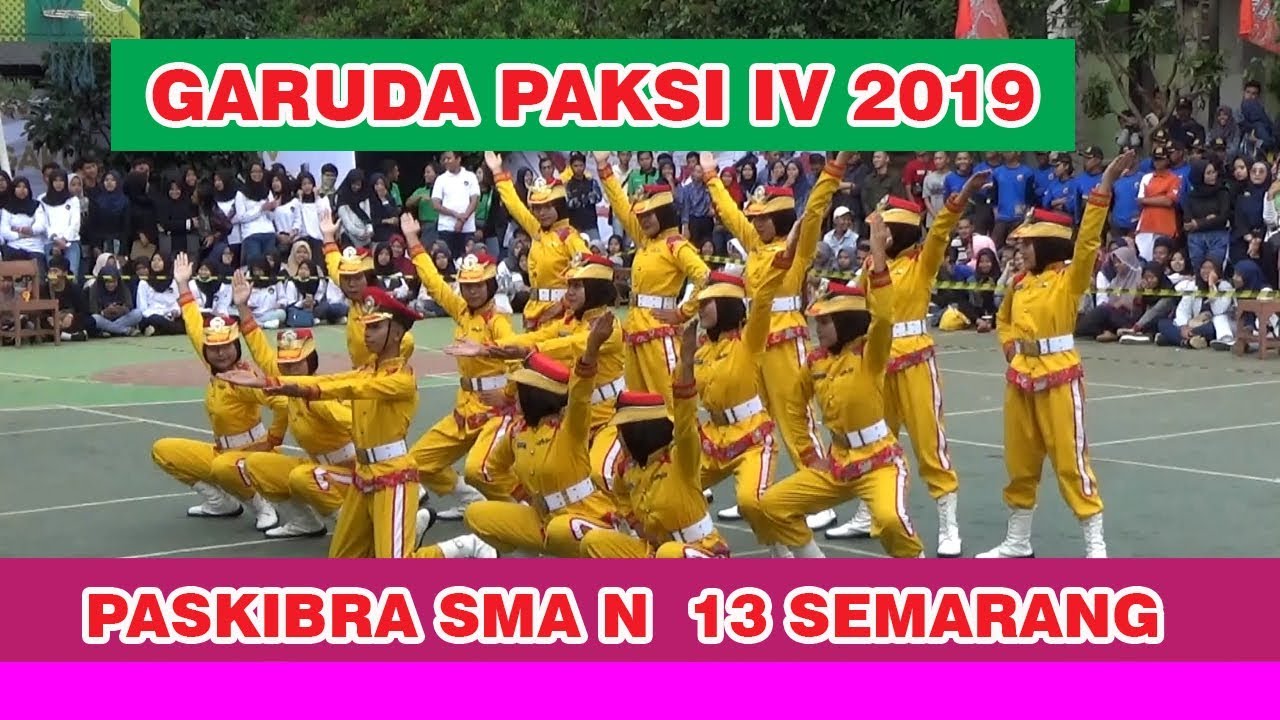 JUARA II VAFORIT ...GARUDA PAKSI IV  ( PASKIBRA  SMA N 13 Semarang )