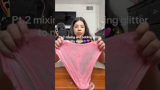 Pt.2 making slime🫟🩷#slime #slimetutorial #asmr #viral #fyp #fypシ #youtubeshorts #funny
