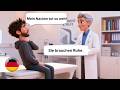 Learn German Fast 🇩🇪 Easy German for beginners: Doctor Visit  (German + English Translation) A1 | A2