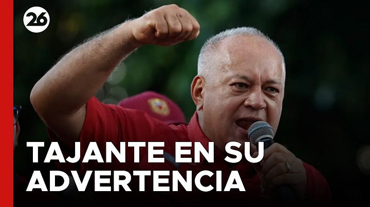 Diosdado Cabello advierte que derribará aeronaves en caso de posibles ingresos a Venezuela
