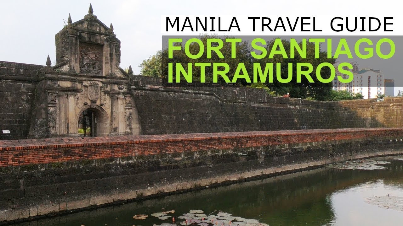 Manila tourist attractions: Fort Santiago Intramuros Manila Philippines