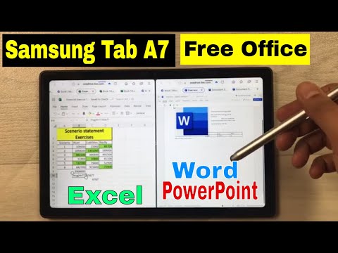 Vídeo: O Galaxy Tab pode instalar o Office 365?