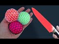 Experiment Glowing 1000 degree Knife vs Antistress Toys &amp; Jelly in Balloons