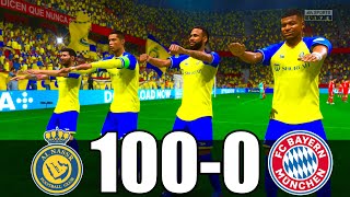 FIFA 23 | RONALDO, MESSI, MBAPPE, NEYMAR, ALL STARS | AL NASSR 100 - 0 BAYERN MUNICH