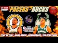 MILWAUKEE BUCKS vs INDIANA PACERS🏀 LIVE 🟢 #NBA  #MilwaukeeBucks #IndianaPacers