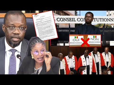 Urgent : référendum annulé ? Pr Diomaye saisit le Conseil constitutionnel pour Sonko..:N Astou reagi