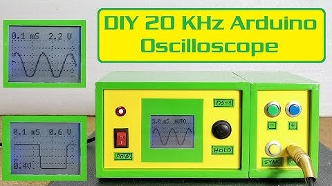 DIY simple 20 kHz Arduino Oscilloscope on Nokia 5110 Lcd display