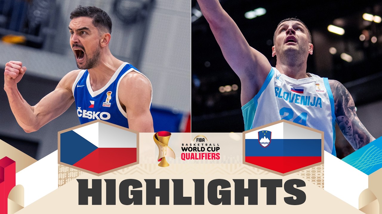 Czechia 🇨🇿 v Slovenia 🇸🇮 | Highlights | FIBA Basketball World Cup 2027 European Qualifiers