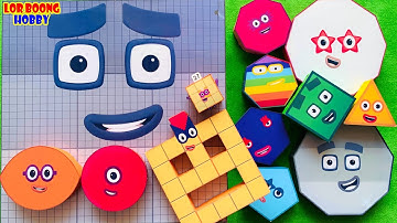 Meet Numberblocks NEW 9048 Puzzle Tetris Shape| ASMR chirping of birds