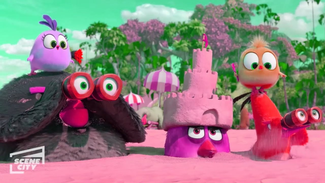 Angry Birds - Red, Bomb, Chuck looking the green Pigs - SpartaRemix - Gamavision Csupo Effects PART1