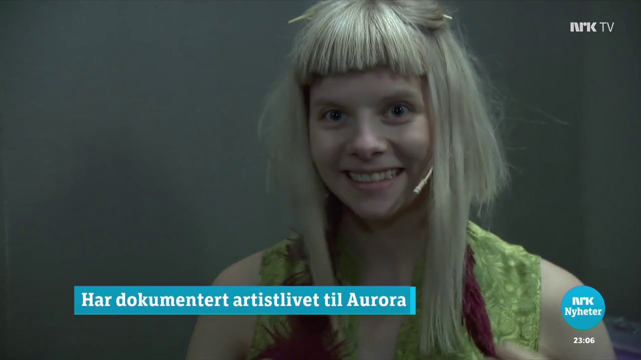 Aurora NRK Short news story about book launch "Liner Quotes Aurora