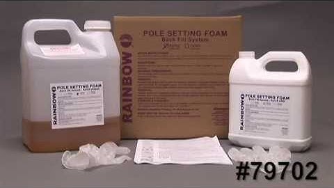 Pole Setting Foam Instructional Video