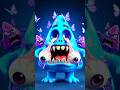 Butterfly Monster With Crazy Eyes 😱🦋 | 3D Horror Cartoon #Shorts