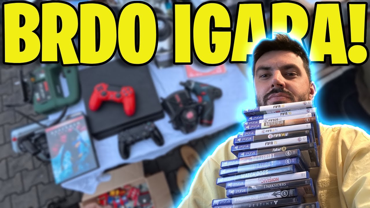 Kupio sam PS4 i gomilu igara na buvljaku